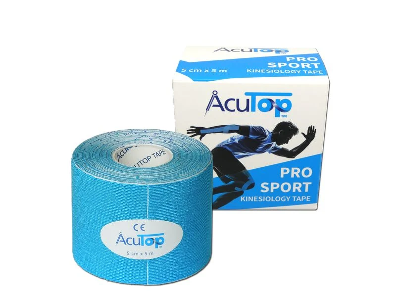 AcuTop Pro Sport Kinesiology Tape, blau, 5 cm x 5 m, 1 Stück