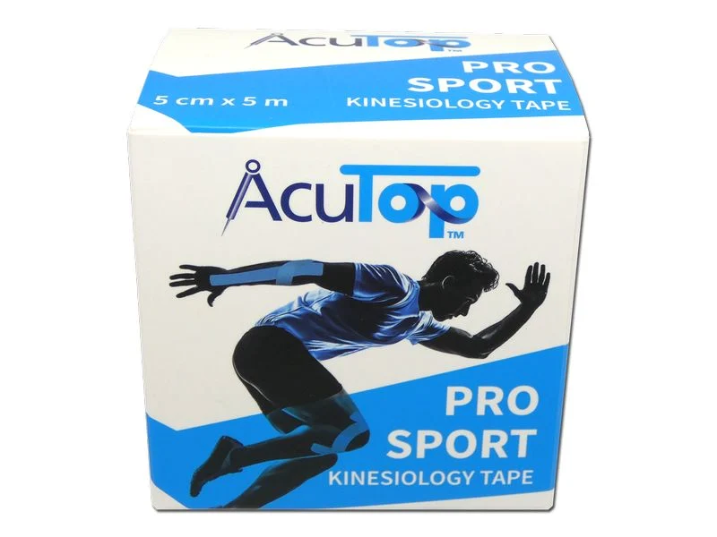 AcuTop Pro Sport Kinesiology Tape, blau, 5 cm x 5 m, 1 Stück