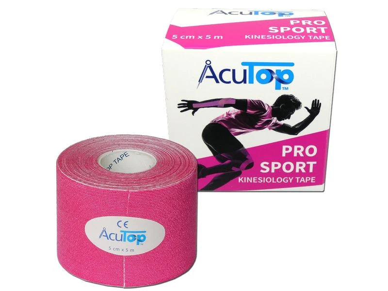 AcuTop Pro Sport Kinesiology Tape, pink, 5 cm x 5 m, 1 Stück
