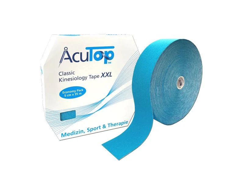 AcuTop Classic Kinesiology Tape XXL, blau, 5 cm x 35 m, 1 Stück