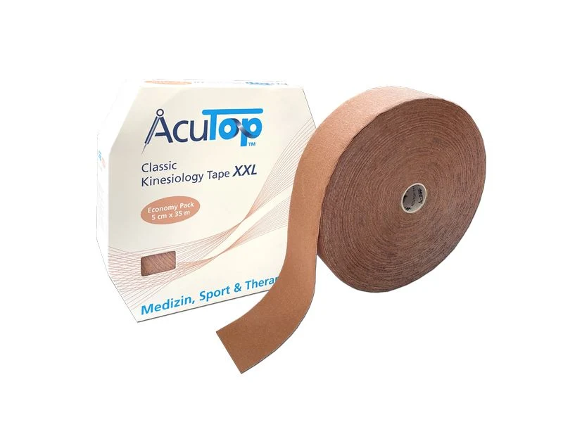 AcuTop Classic Kinesiology Tape XXL, beige, 5 cm x 35 m, 1 Stück