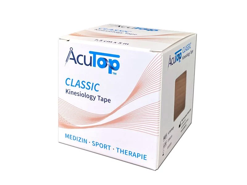 AcuTop Classic Kinesiology Tape, beige 7.5 cm x 5 m, 1 Stück