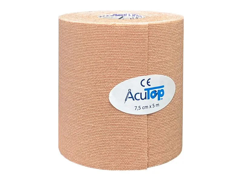 AcuTop Classic Kinesiology Tape, beige 7.5 cm x 5 m, 1 Stück