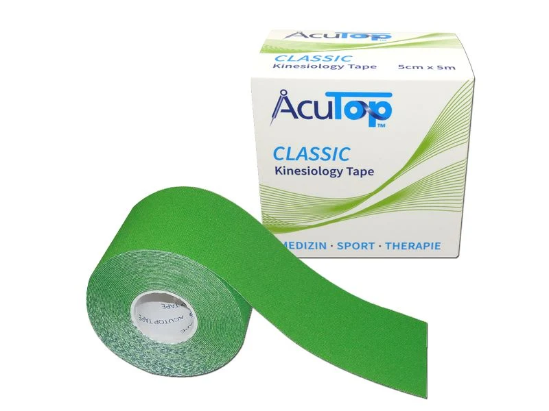 AcuTop Classic Kinesiology Tape, grün, 5 cm x 5 m, 1 Stück