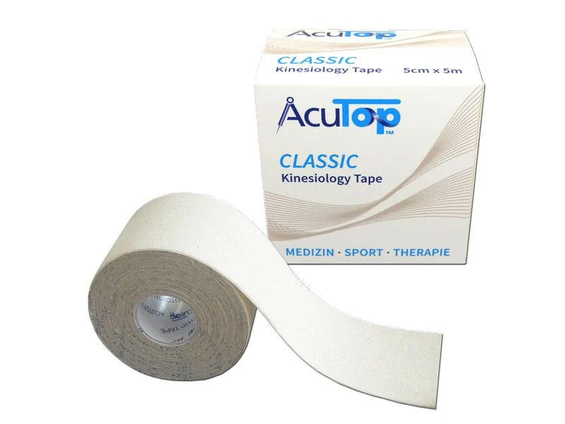 AcuTop Classic Kinesiology Tape, weiss, 5 cm x 5 m, 1 Stück