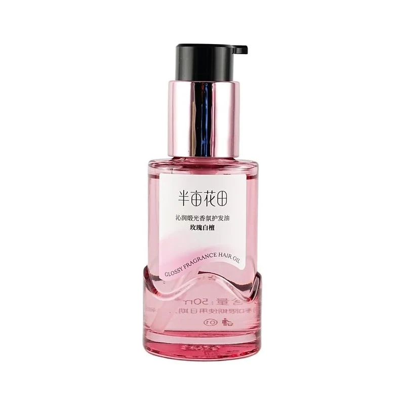 [Self-operated] Little Dream Garden Half Acre Flower Field Scented Hair Oil #Rose, Sandalwood, Woody Floral Scent 50ml 1 application smooths frizz, 7 applications reduce breakage, hair nourishing solution improves frizz, smooths and repairs.