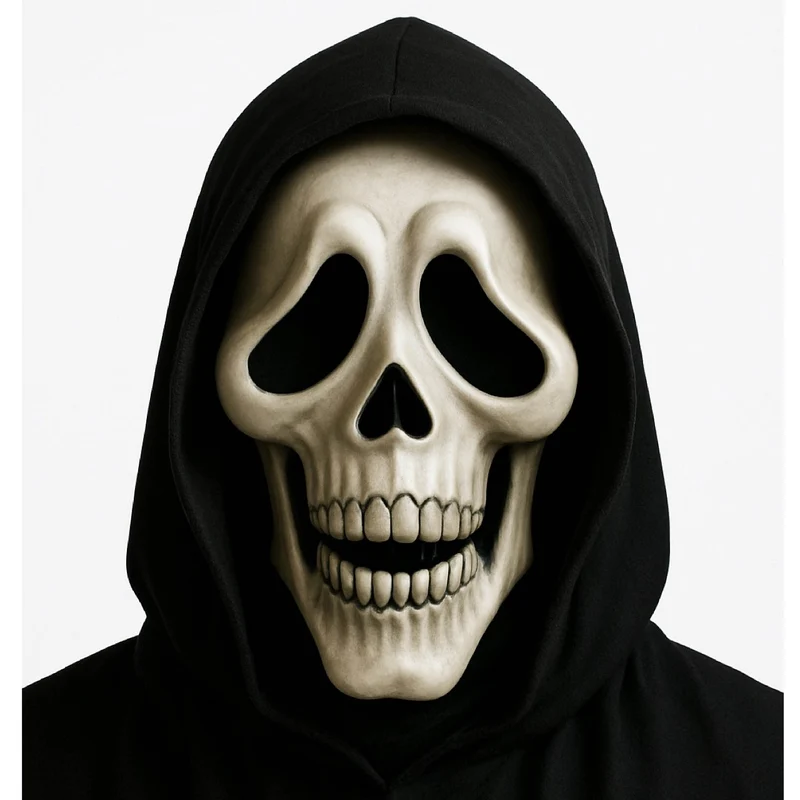Scream Geistermaske mit Kapuze