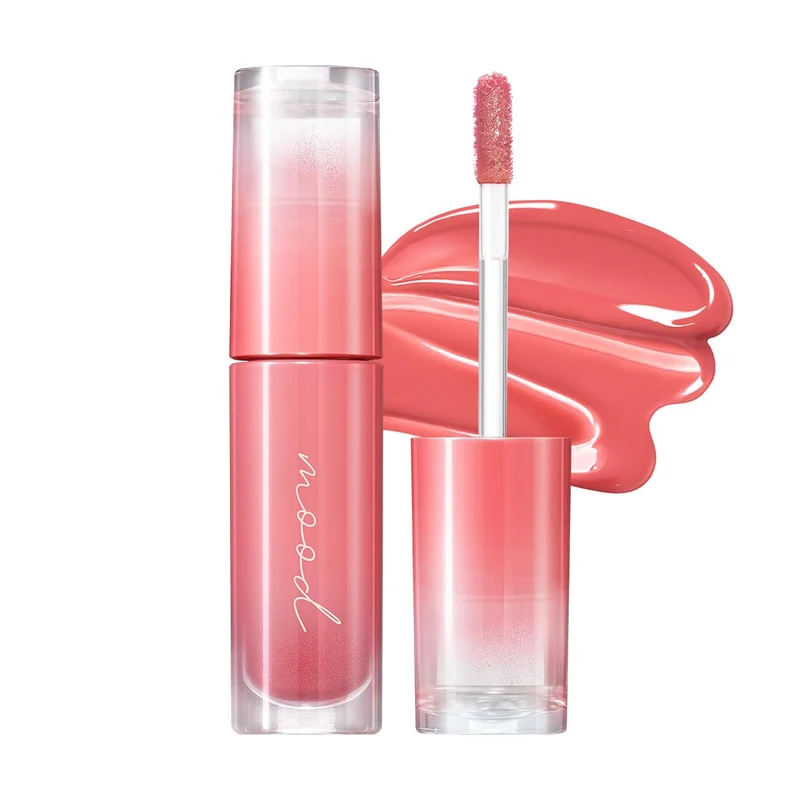 [Self-operated] Korean CLUB CLIO PERIPERA Ink Shine Essence Lip Gloss #003 Rose In Mind 4g Long-lasting moisturizing lip gloss, crystal clear, hydrating, non-fading lipstick
