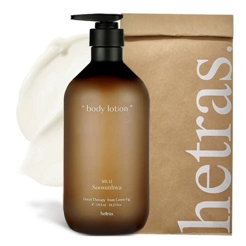 [Self-operated] HETRAS Woody Scented Body Lotion Soosunhwa, Narcissus Scent, 1013ml (Extra Large Capacity), Moisturizing, Non-sticky, Long-lasting Fragrance