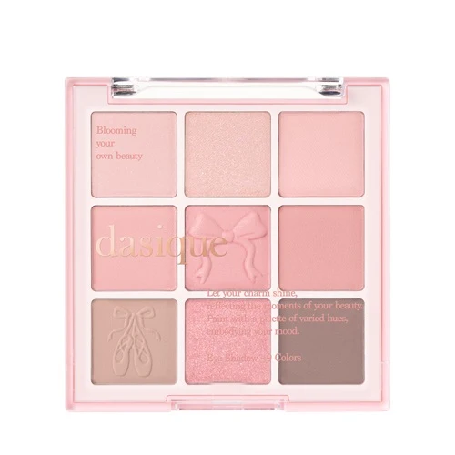 [Self-operated] DASIQUE 9-color eyeshadow palette #35 Love Angel 7g (matte, glitter, earth tone, highlighter, contouring makeup)