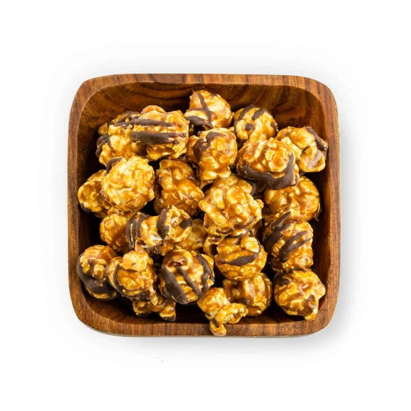 [Self-operated] Popinsanity Caramel Chocolate Drizzled Handmade Popcorn, 6 oz (171 g) Medium Bag