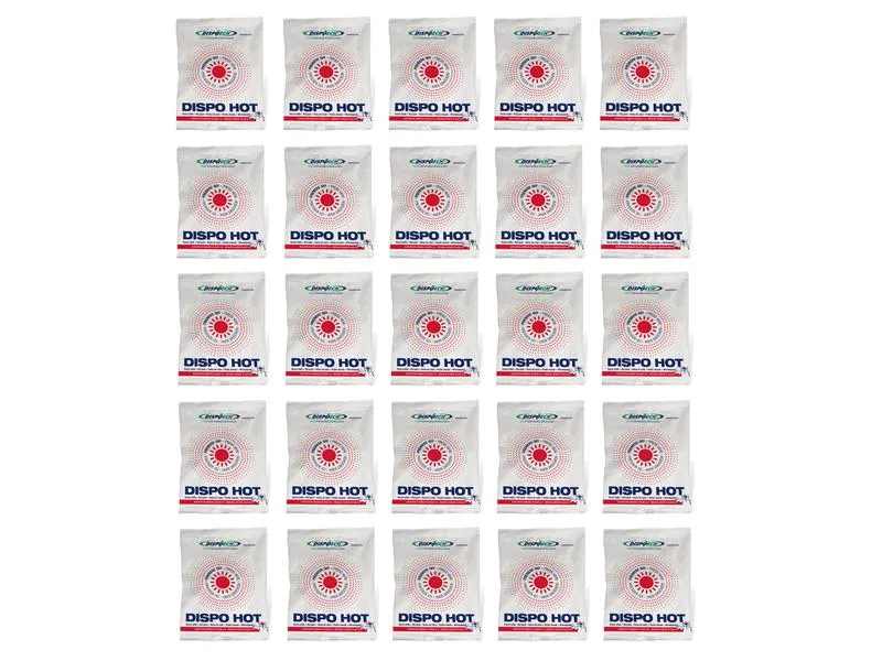 Dispotech Dispo Hot, Einweg Wärmepackung, 14 x 18 cm, 25 Stück