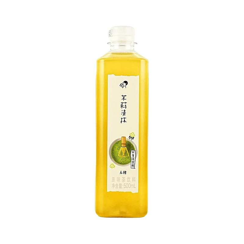 [Self-operated] Heytea Jasmine Matcha Sugar-Free Tea 500ml (0 Sugar, 0 Calories, 0 Fat) Hengzhou Jasmine Tea & Guizhou High Mountain Matcha: Fresh, Pure, and Sweet Aftertaste