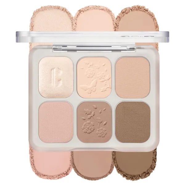 [Self-operated] Korean CLUB CLIO Muse Queen Royal Series Six-Color Eyeshadow Palette #03 Light Makeup Beige 7.2g Natural Makeup Everyday Commute Portable Eyeshadow Palette