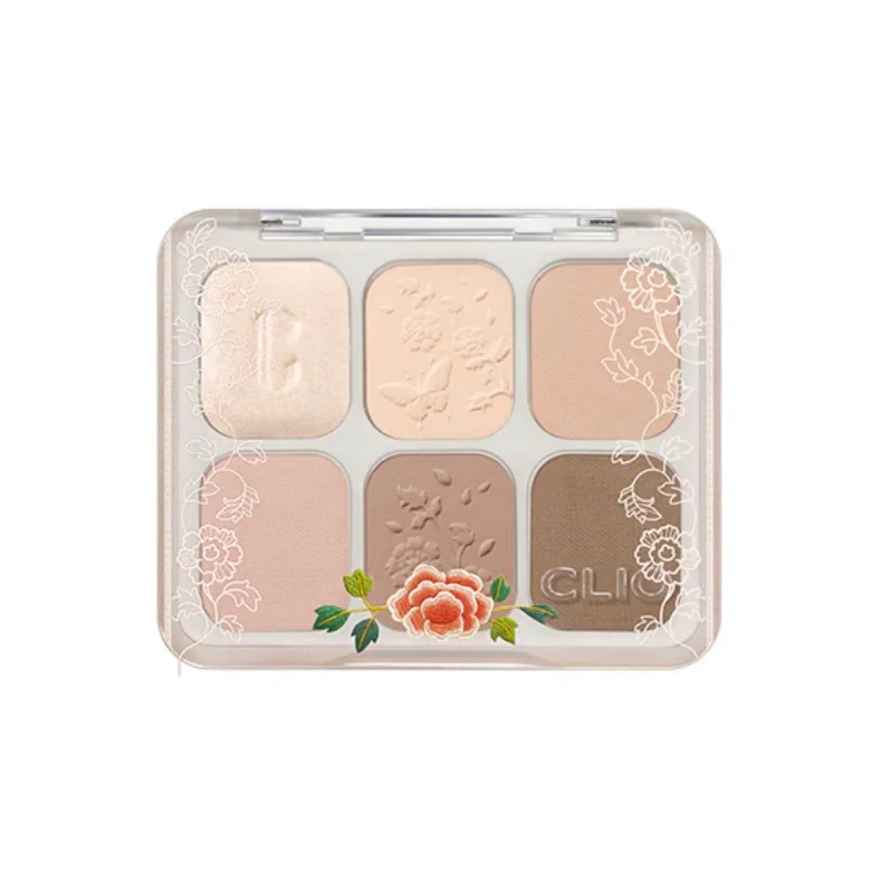[Self-operated] Korean CLUB CLIO Muse Queen Royal Series Six-Color Eyeshadow Palette #03 Light Makeup Beige 7.2g Natural Makeup Everyday Commute Portable Eyeshadow Palette