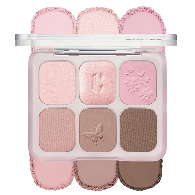 [Self-operated] Korean CLUB CLIO Muse Queen Royal Series Six-Color Eyeshadow Palette #01 Elegant Pink 7.2g Natural Makeup Everyday Commute Portable Eyeshadow Palette