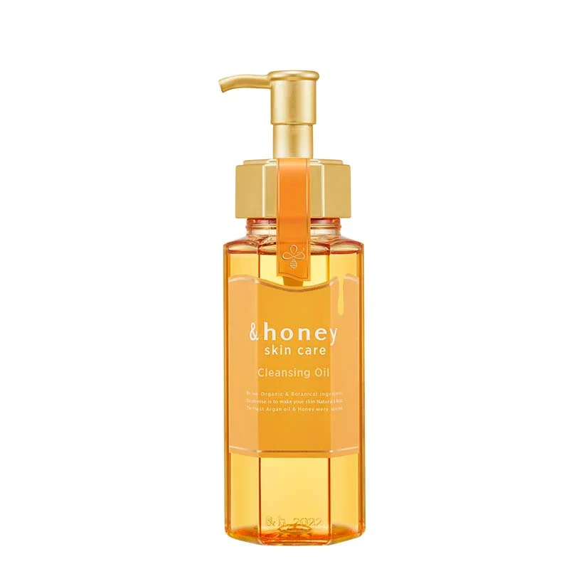 [Self-operated] Japan & Honey Anti-Hanako Honey Cleansing Oil 180ml Deep Cleanses Pores and Moisturizes Makeup Remover for Face and Eyes