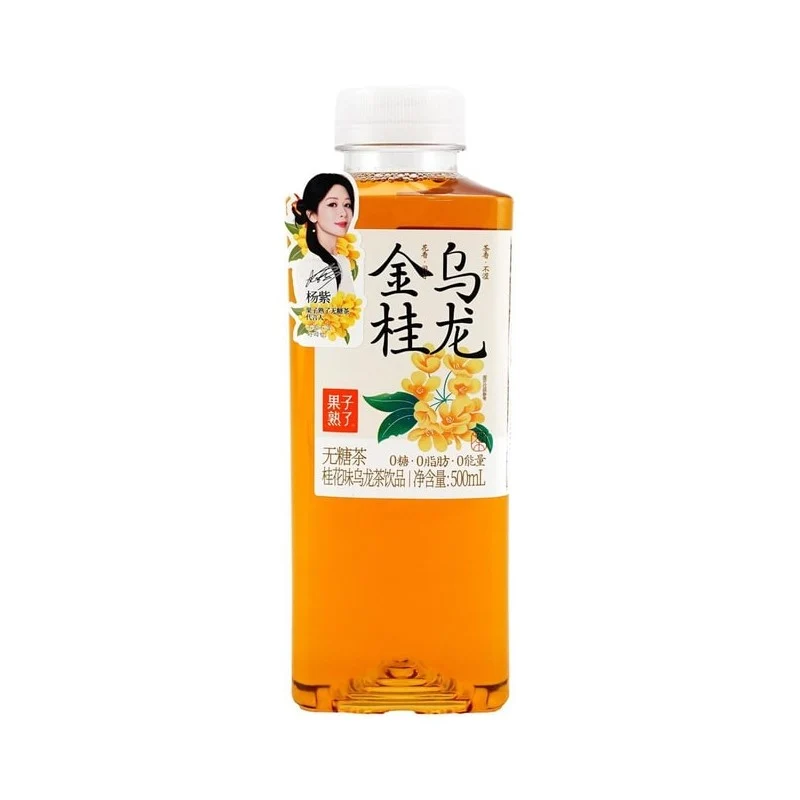 [Self-operated] Chinese Fruits Ripe Osmanthus Oolong Tea Beverage 500ml Sugar-free Oolong Tea Flower Tea Drink