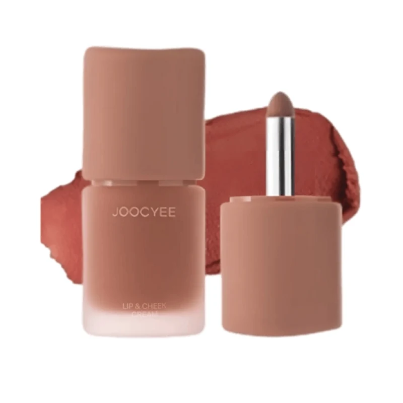 [Self-operated] Joocyee Yeast Color Matte Lip Gloss Blush Multi-use Cream Lip Mud #C22 Caramel Chestnut Warm Orange Brown Lipstick Lip Gloss Lip Mud Nude Lipstick