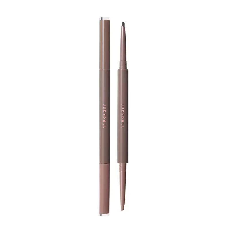 [Self-operated] Judydoll Dual-Color Eyeliner Gel Pencil #02 Caramel Pink Brown Natural Brown + Nude Pink Brown Long-lasting, Smudge-proof Eyeshadow Pencil to Enlarge Eye Corner