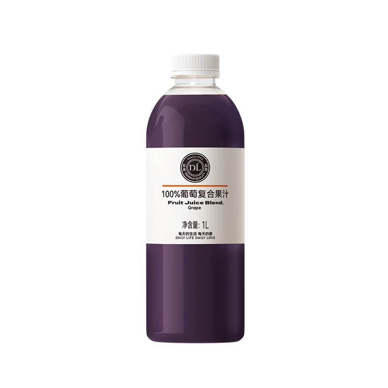 [Self-operated] China DL Pang Donglai 100% Grape Compound Juice 1L - Clean Ingredients, 0 Sugar, 0 Additives - Popular Online Product
