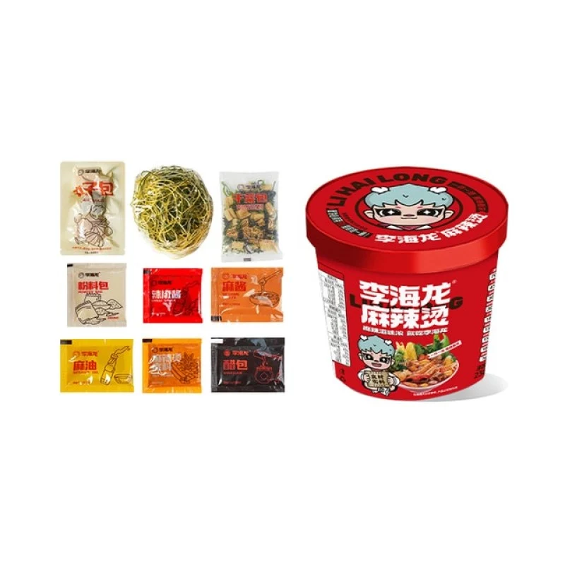 [Self-operated] Li Hailong Mala Tang (Spicy Hot Pot) Instant Pot 178g, Northeast China's Popular Online Mala Tang with Sesame Sauce and Thick Soup, Instant Snack/Late Night Snack