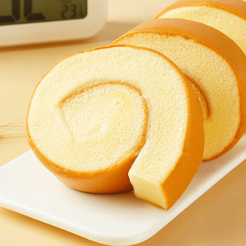 [Self-operated] China Ranli Swiss Roll Cake with Silky Cream Filling 85g Breakfast Bread Cake Pastry Swiss Roll Casual Snack