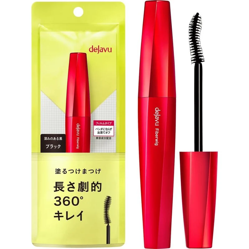 [Self-operated] DEJAVU Japanese Lengthening Waterproof Long-Lasting Mascara #Black Long & Curled 7.2g, Removeable with Warm Water, Natural Lengthening