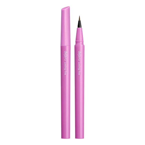 [Self-operated] DEJAVU Japan Long-Lasting, Radiant, Soft Brush-Tip Liquid Eyeliner #1 Deep Black 0.52ml Ultra-Fine Waterproof Sweatproof Smudge-Proof Brush-Tip Eyeliner