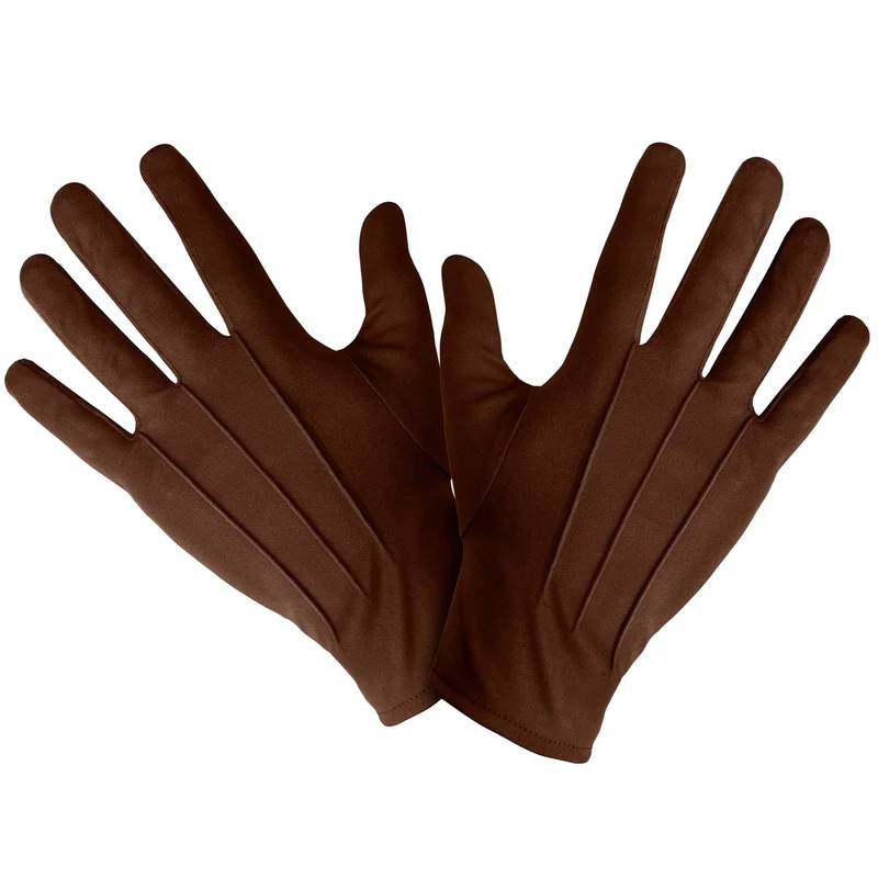 Braune Handschuhe