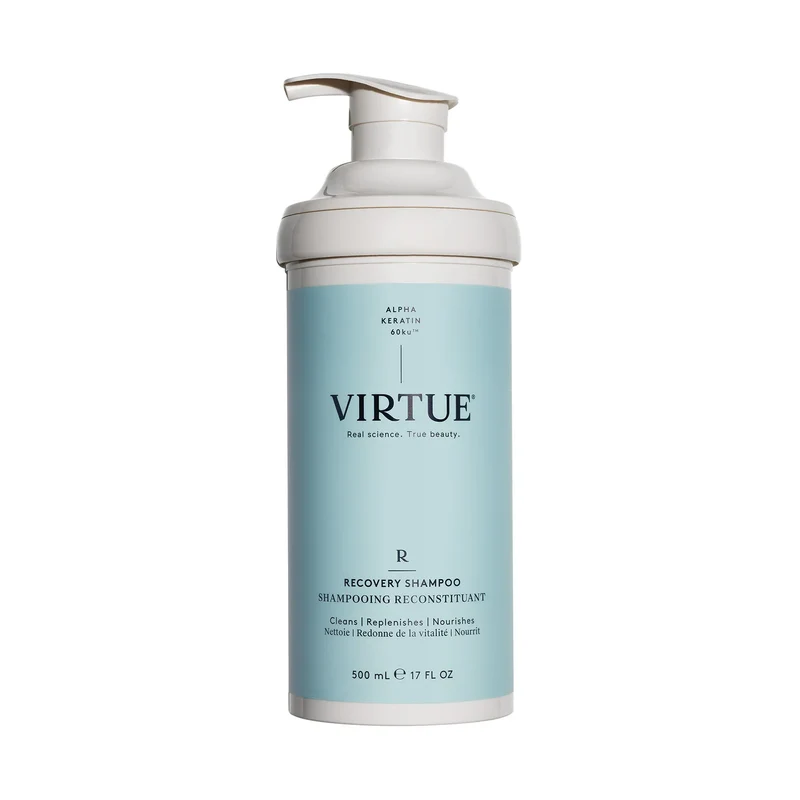 [Self-operated] VIRTUE Luxury Shampoo 500ml (USA) - Repairs damaged hair from perming and dyeing, nourishes dry and frizzy hair, leaving it smooth.