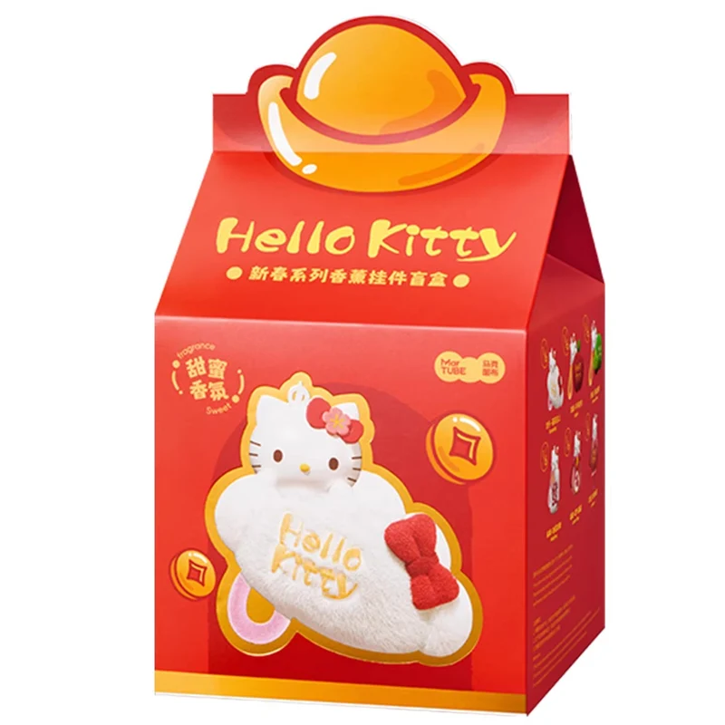 [Self-operated] MINISO China - Hello Kitty New Year Series Aromatherapy Pendant Blind Box (1 box, random shipping) - Creative and Cute Pendant for Car Air Freshener