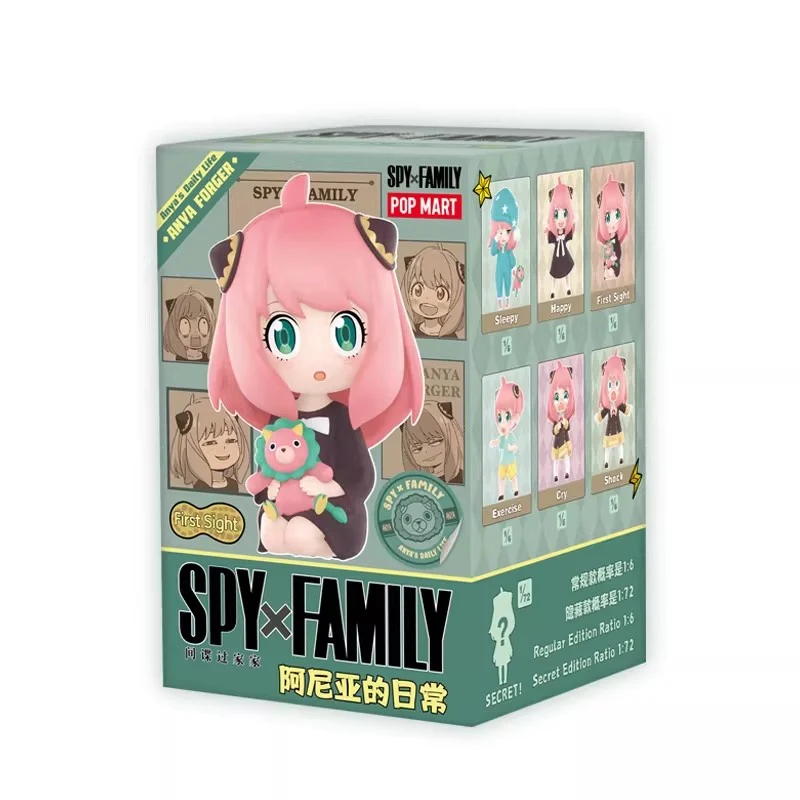 [Self-operated] China POP MART Spy × Family Anya's Daily Life Collectible Figures Blind Box (1 box) - Girl Doll Figurine Ornament - Birthday Gift (Random Shipping)