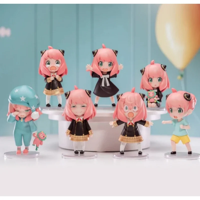 [Self-operated] China POP MART Spy × Family Anya's Daily Life Collectible Figures Blind Box (1 box) - Girl Doll Figurine Ornament - Birthday Gift (Random Shipping)