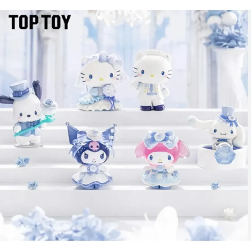 [Self-operated] China TOPTOY Sanrio Family Romantic Wedding Series Blind Box (1 box, random shipping) - collectible figures, trendy toys, peripherals, figurines, wedding gifts