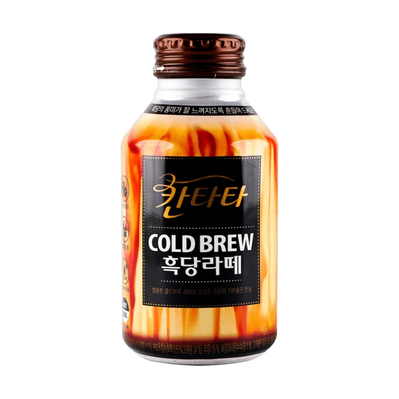 [Self-operated] Lotte Cold Brew Caramel Latte, Korean Ready-to-Drink Coffee Beverage, 275ml, for Office and Study Use, to Refresh and Engage the Mind