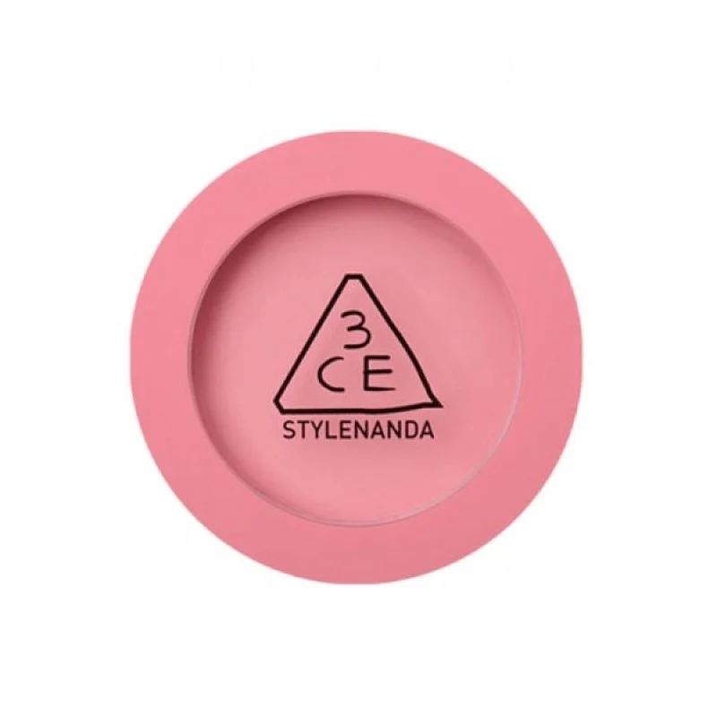 [Self-operated] 3CE MOOD RECIPE Korean Single Blush #Delectable Strawberry Milk Powder 5.5g Multi-use Cream Blush Highlighter Contouring Makeup