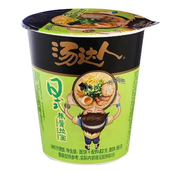 [Self-operated] Taiwan UNIF Master Kong Large Cup Japanese Tonkotsu Ramen Cup Pack 122g Instant Bone Broth Noodles, Lazy Person's Quick Meal, Convenient, Non-Fried Popular Snack