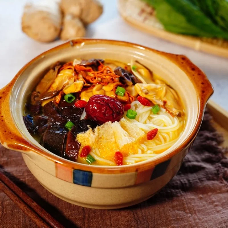 [Self-operated] Manxiaobao Matsutake Chicken Soup Flavored Rice Noodles 240.5g - Hot Selling New Product, High-Soup Rice Noodles, Instant, Fresh and Fragrant Rice Noodles, Ramen, Thick Soup, Instant Noodles, Late Night Snack
