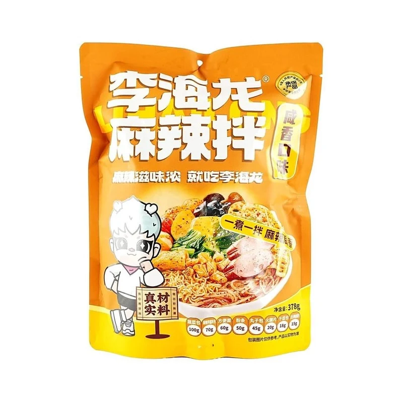 [Self-operated] Li Hailong Salty and Spicy Mixed Food (363g per bag) - Popular Northeastern Chinese Spicy Mixed Food, Appetizer, Self-cooking, Late Night Snack, Quick Meal