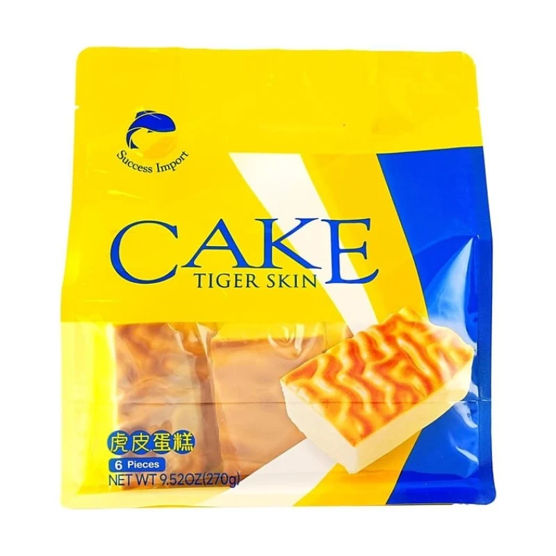 [Self-operated] Xingsheng Tiger Skin Cake (6 pieces, 270g) - Afternoon Tea Snack, Nutritious Breakfast, Leisure Snack