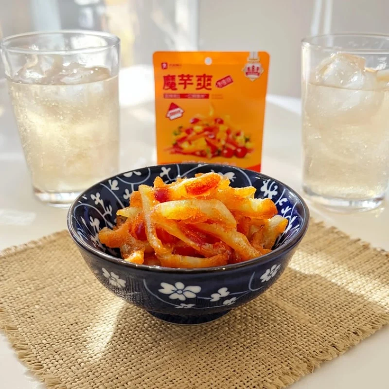 [Self-operated] BESTORE Konjac Snacks (Guizhou Sour Soup Flavor) 105g (Sour, Spicy, Crispy, High in Dietary Fiber) - Snack, Casual Food