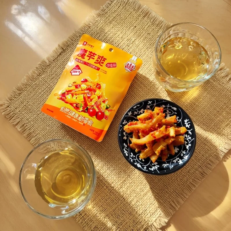 [Self-operated] BESTORE Konjac Snacks (Guizhou Sour Soup Flavor) 105g (Sour, Spicy, Crispy, High in Dietary Fiber) - Snack, Casual Food