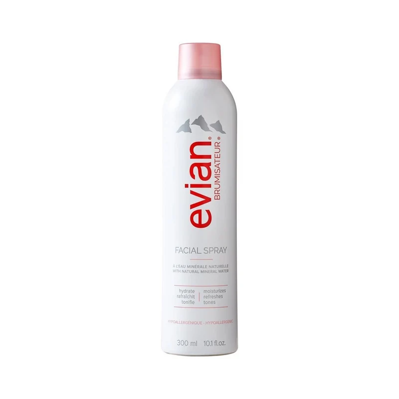 [Self-operated] Evian Mineral Water Moisturizing Setting Spray 300ml (France) - Moisturizing and Hydrating Toner for Redness, Dryness, Itchiness, and Dehydration