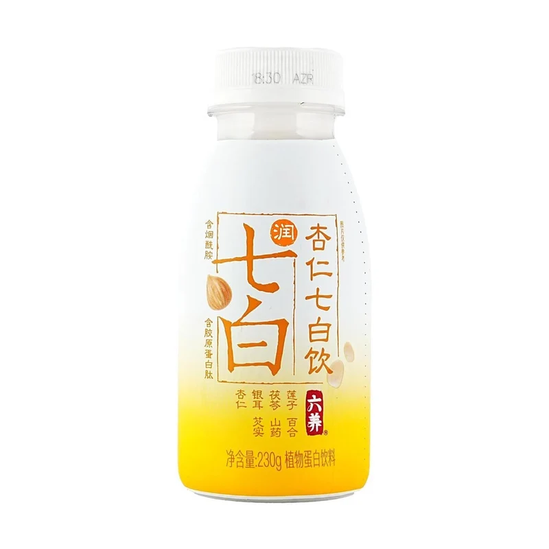 [Self-operated] China Six-Nourishing Almond Seven-White Drink Plant Protein Drink 230g 7 kinds of white nutritional ingredients: collagen peptides niacinamide