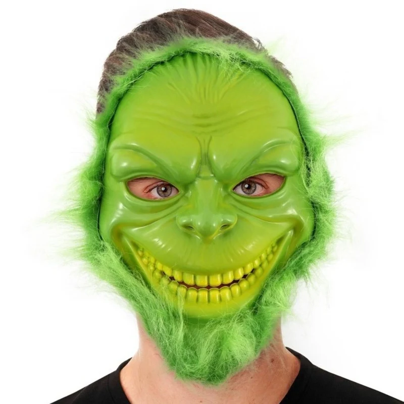 Grinsender Grinch-Maske