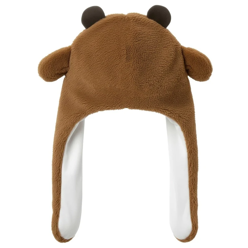 Wackelohr Capibara-Mütze mit beweglichen Ohren und Licht