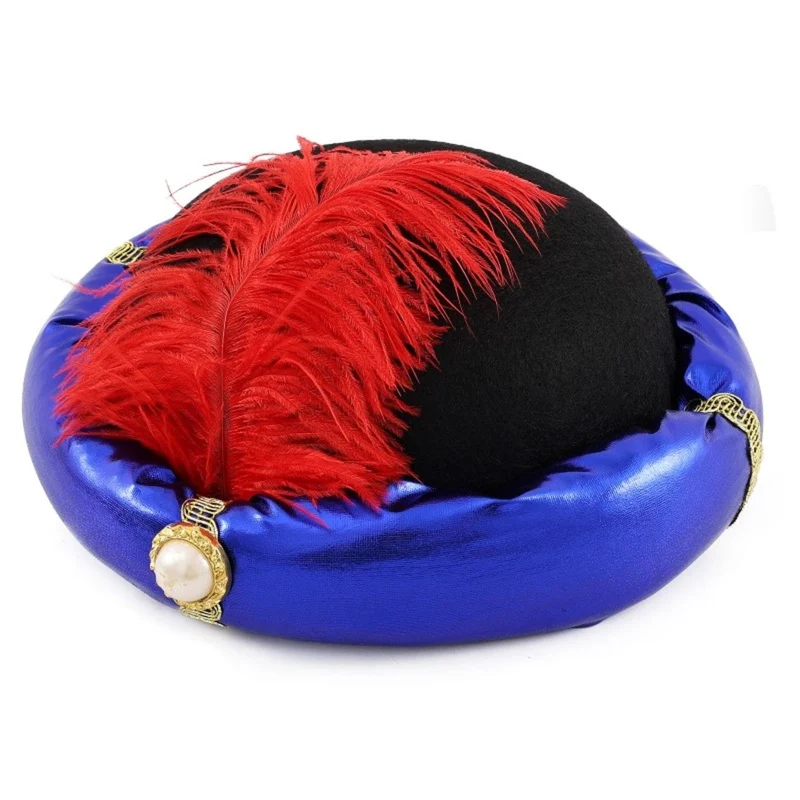 Blauer Turban für Pagen