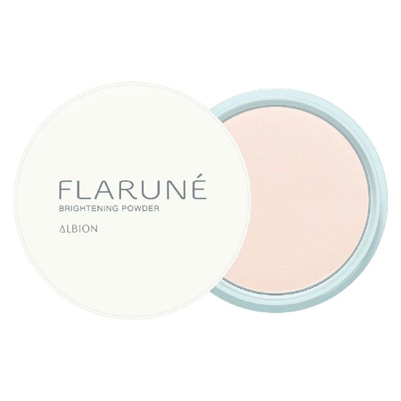[Self-operated] Japan ALBION EXAGE WHITE New Version Brightening and Whitening Night Powder 19g, Refreshing Oil Control Brightening Powder Compact