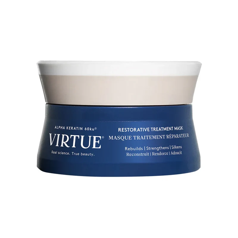 [Self-operated] VIRTUE High-Energy Keratin Mask (50ml) from the USA - Corrects, repairs, nourishes, smooths, and strengthens dry, frizzy skin.